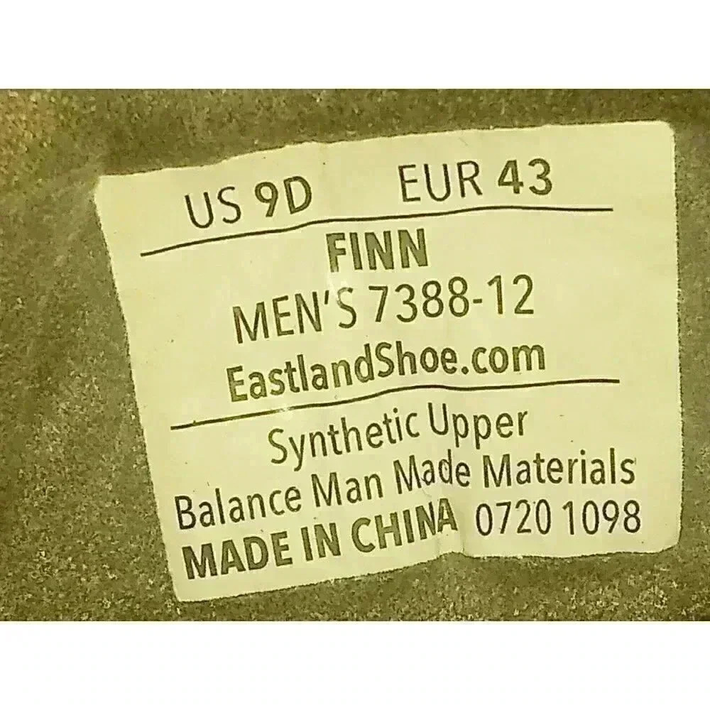 Eastland Men's Finn Chukka Boots Brown Size 9D EUR 43 - Picture 9 of 9